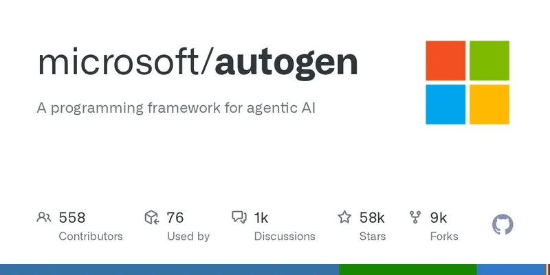 AutoGen AgentChat user guide showing the AssistantAgent class and team orchestration primitives