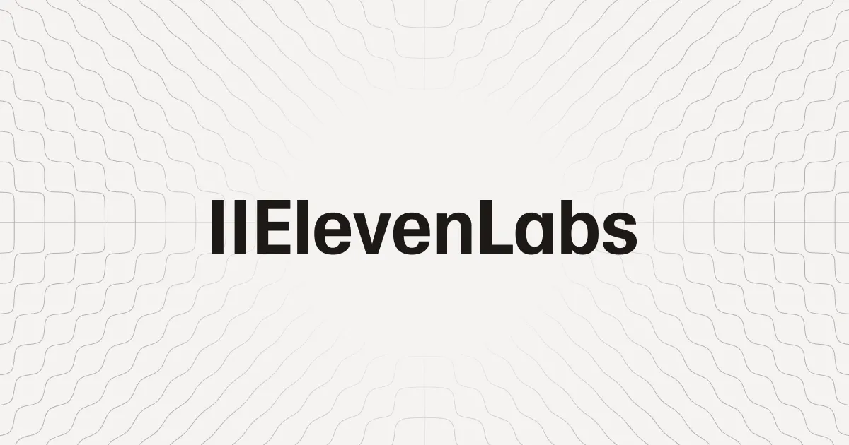 ElevenLabs developer docs landing page showing the Python quickstart and API reference navigation