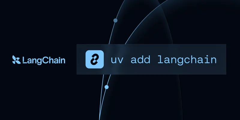 langchain-ai/langchain GitHub repository banner — the canonical source repo for the LangChain Python framework discussed in this section.