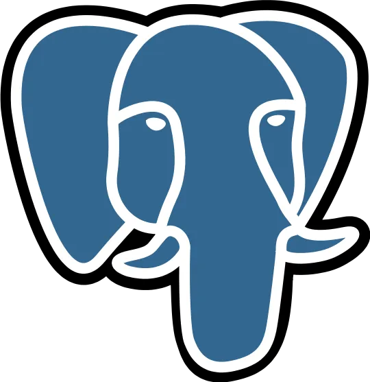 The PostgreSQL elephant logo from the project's official press page on postgresql.org, the canonical brand mark for the database this tutorial uses