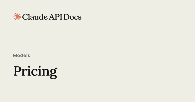 Anthropic Claude API documentation pricing page on platform.claude.com, the canonical source for the Sonnet and Haiku per-million-token rates this tutorial computes savings against