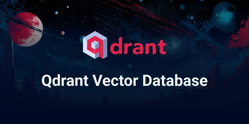 The Qdrant GitHub repository page showing the project's Apache 2.0 licence and Rust source