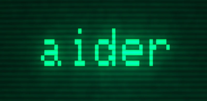 Aider project hero image from aider.chat, the CLI pair-programmer that pre-dates SWE-agent and is the load-bearing reference implementation for the light-touch interface family discussed in Section 11.
