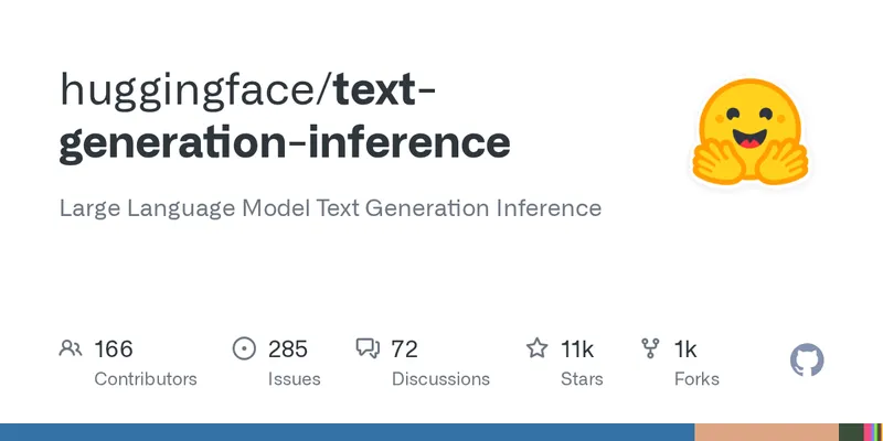 Hugging Face Text Generation Inference documentation page showing the OpenAI-compatible API surface and Hub-native model deployment flow