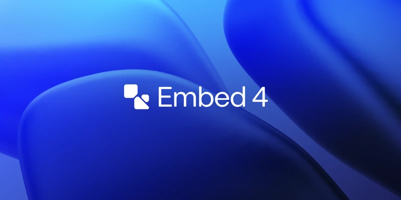 Cohere blog post announcing the embed-v4.0 multimodal embeddings model