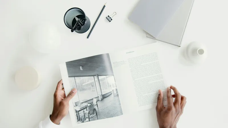 A clean editorial workspace with focused notes — the visual register the multi-pass aggregator pipeline aims for in its output