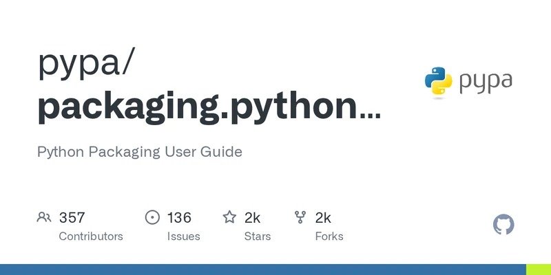 Python Packaging User Guide tutorial page showing the pyproject.toml structure used to publish ytsum to PyPI
